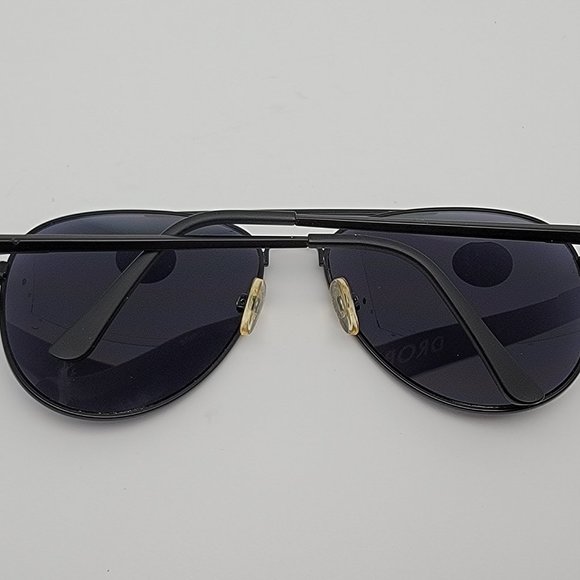 Le Specs 1502109 Drop Top Black Frame Black Lens Aviator Sunglasses 59-18-126 - Picture 10 of 13